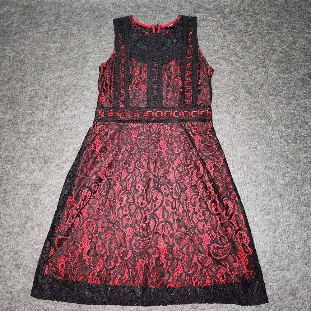 Disney Pixar Coco Red Black Lace Gothic Whimsigoth Vampiress Dress Small